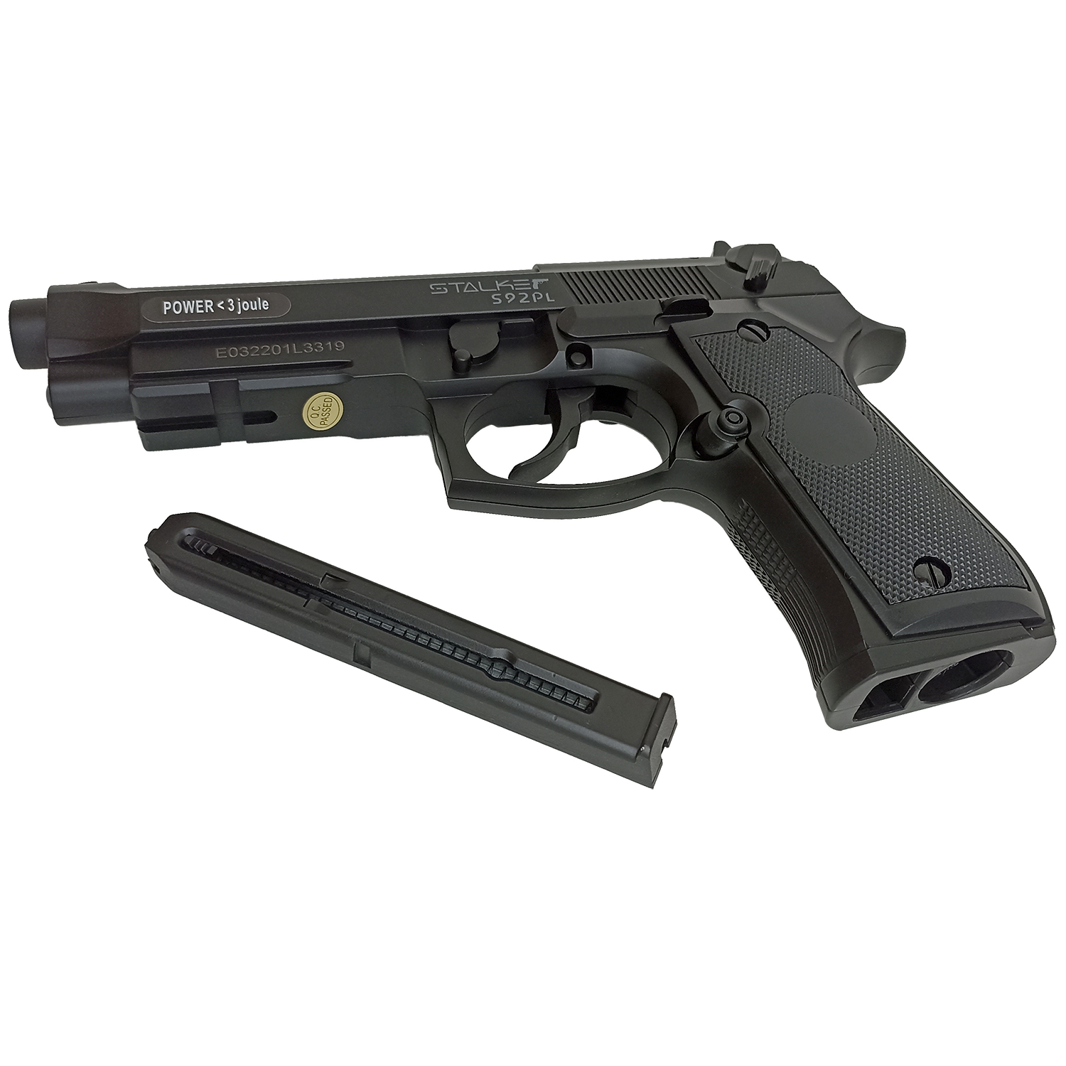 Пневматический пистолет Stalker S92PL (beretta) 4,5 мм