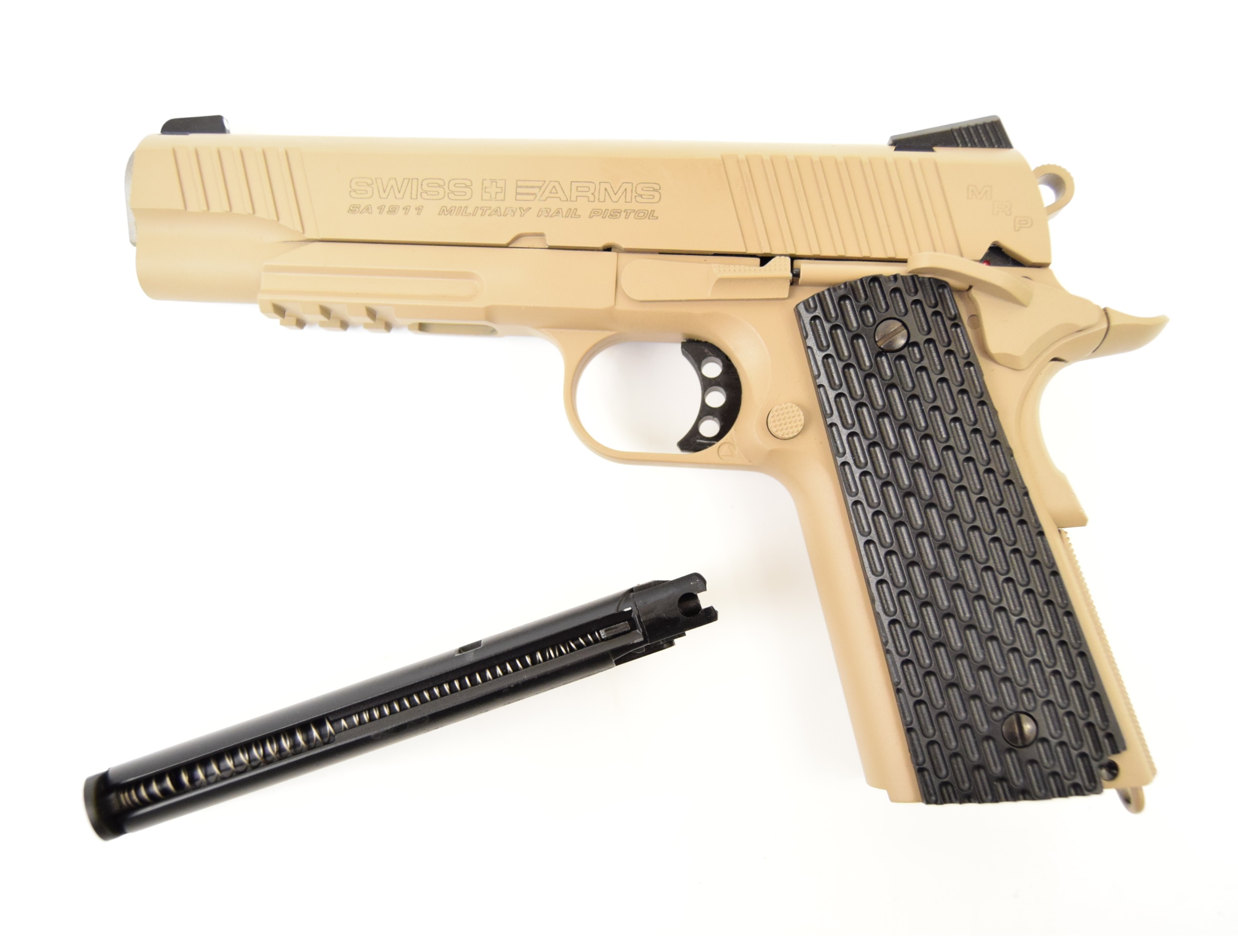 Пневматический пистолет Swiss Arms SA1911 Military Rail Pistol (colt) 4,5 мм