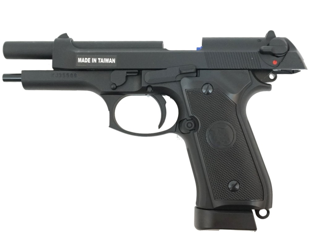 Пистолет страйкбольный KJW M9 GBB, черный, M9.CO2, CP305