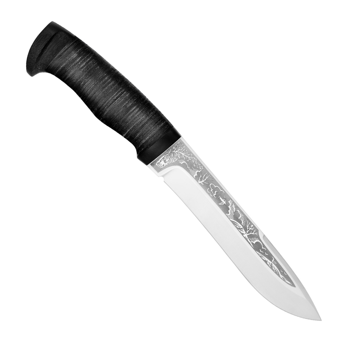 Нож "Шаман-1" кожа, 95х18 Златоуст
