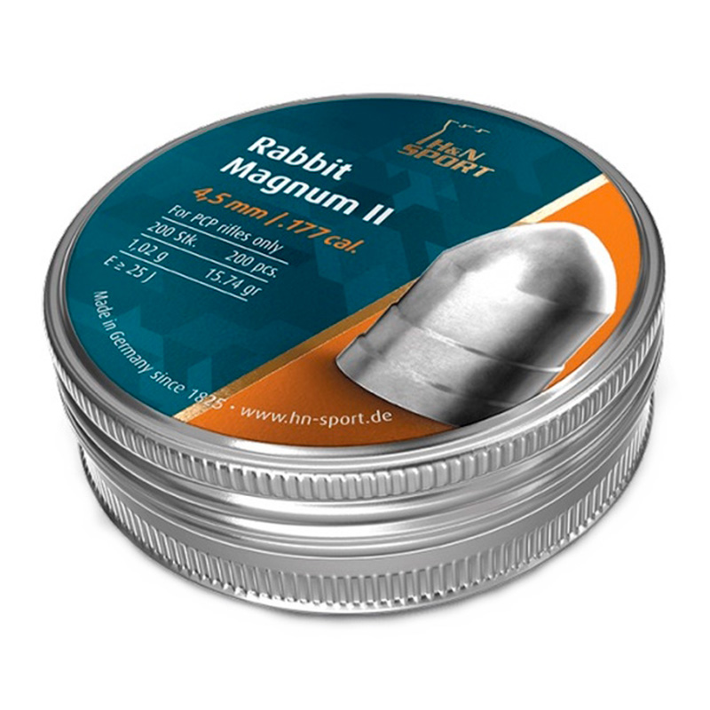 Пули пневматические "H&N Rabbit Magnum II" 4,5 мм., 15,74 гран. (200 штук)