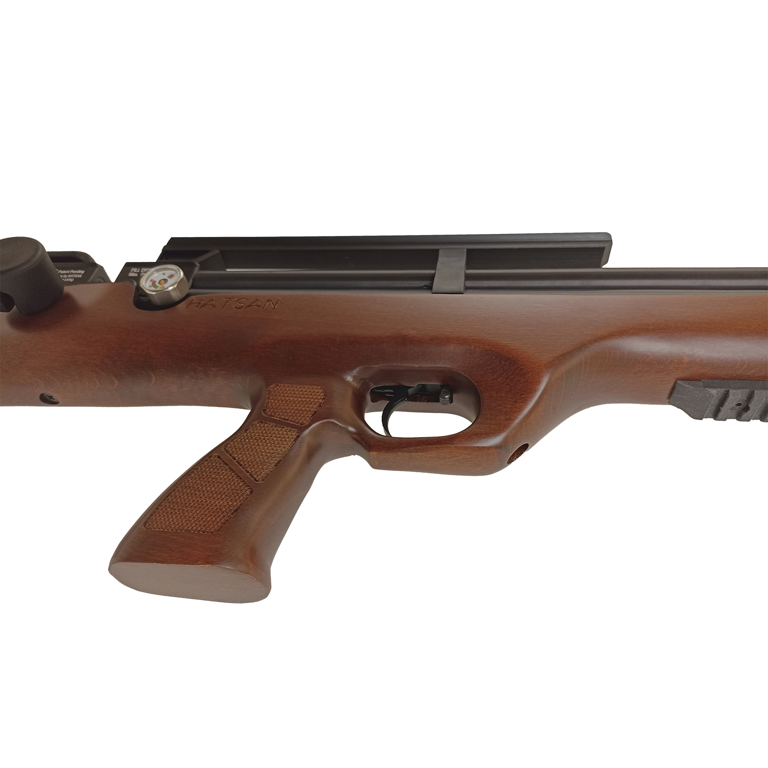 Пневматическая винтовка Hatsan Flashpup QE, калибр 6,35 мм, 3 Дж, PCP, дерево