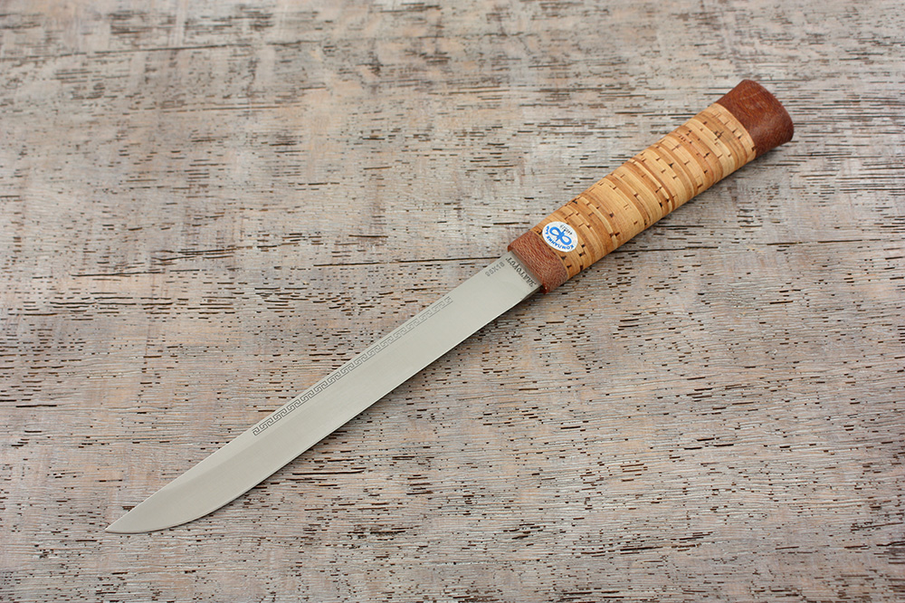 Нож АиР "Бурятский средний" береста, 95х18, Златоуст