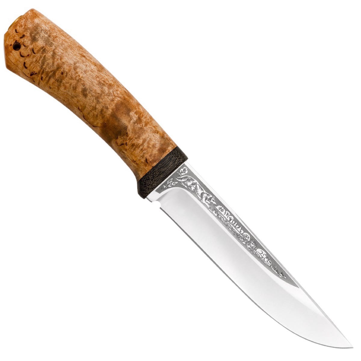 Нож АиР "Лиса" карельская береза, 95х18, Златоуст