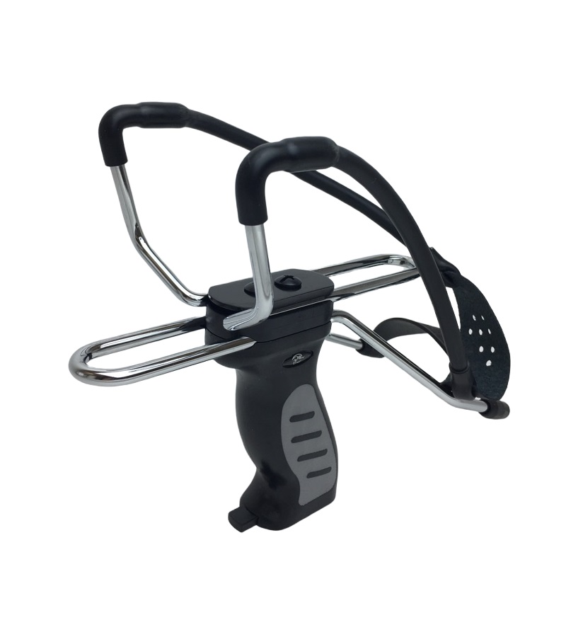 Рогатка MK-SL06/BKK с упором и магазином (черная рукоять, черная тетива)