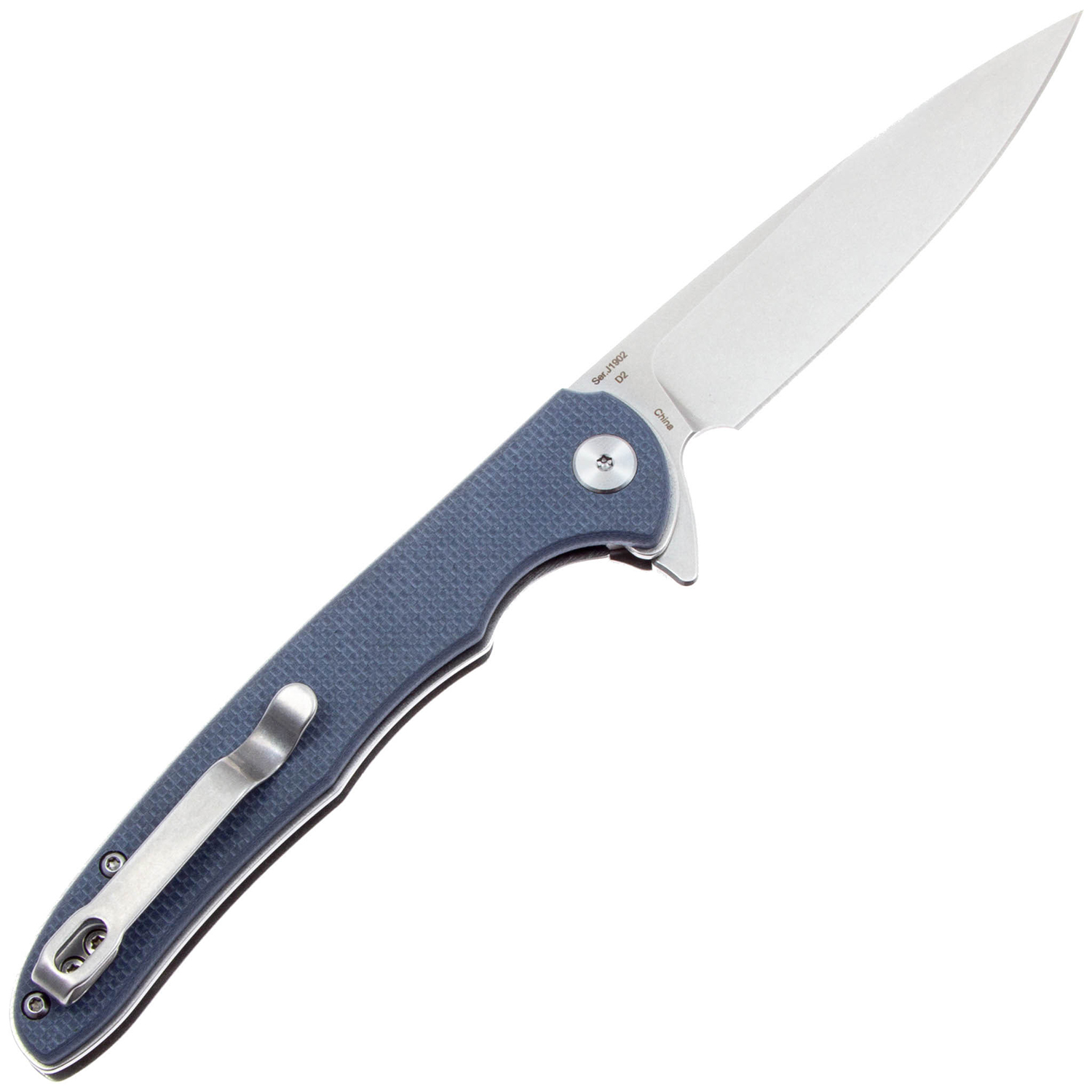 Нож CJRB Briar J1902-GYF, рукоять серая G10, D2