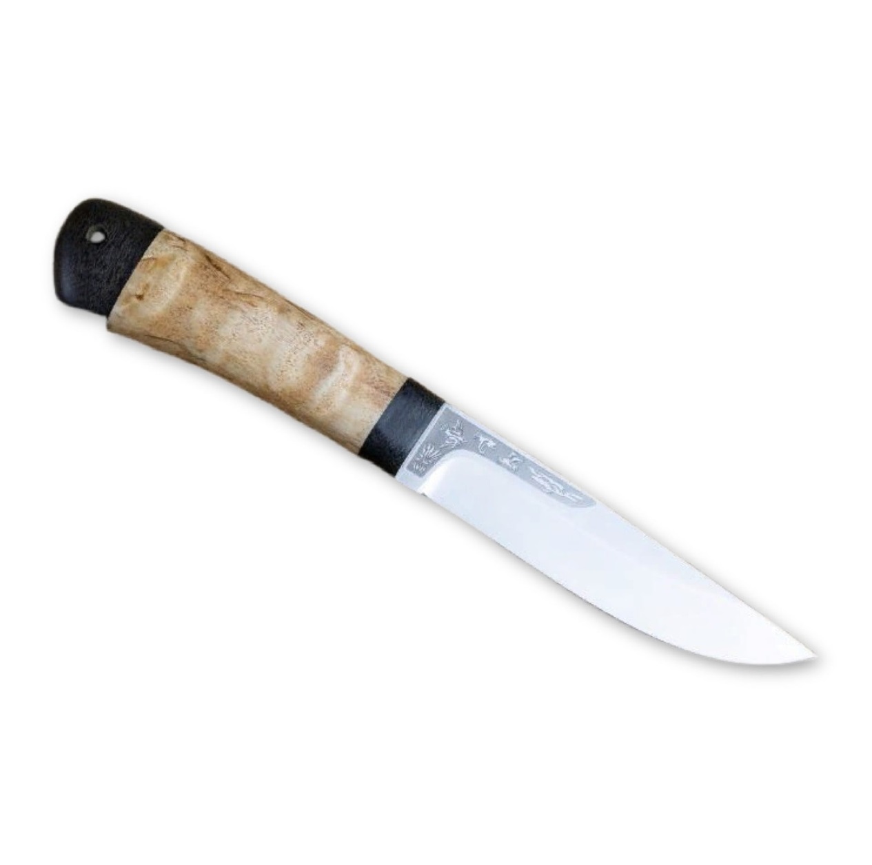 Нож "Шашлычный малый" карельская береза, 95х18 Златоуст