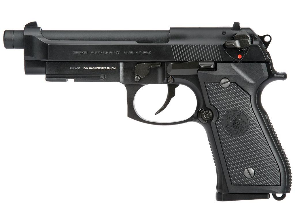 Пистолет страйкбольный (G&G) BERETTA GPM92, металл, GAS-GPM-92F-BBB-ECM