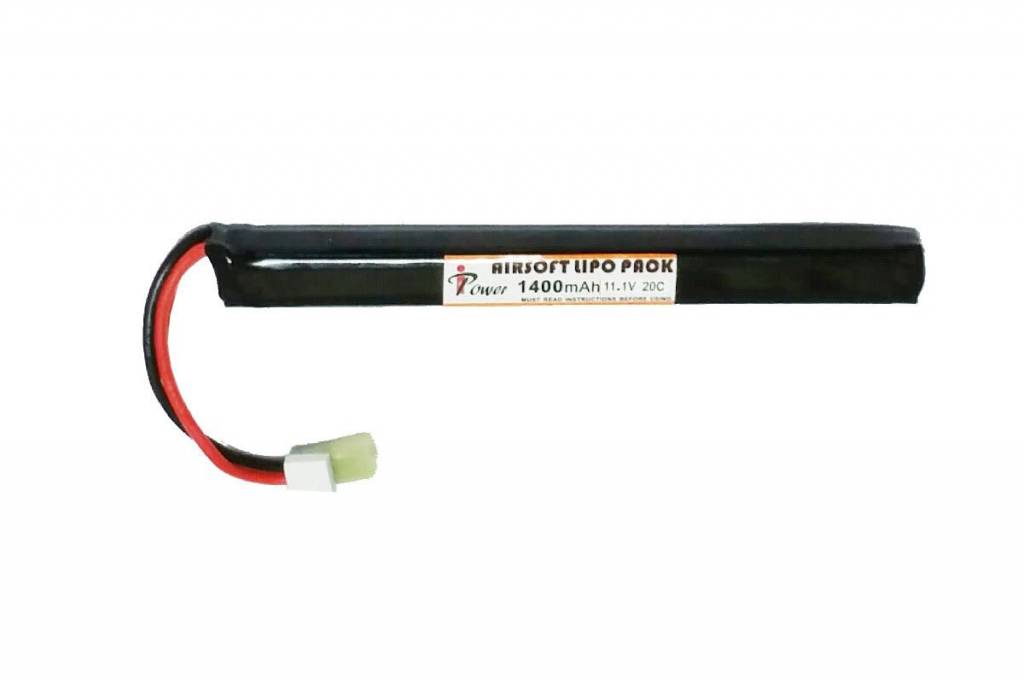 АКБ iPower 11.1V LiPO 1400mAh 20C 18x18x167  M16 в приклад