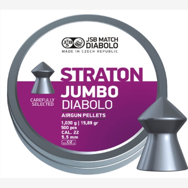 Пуля пневм. "JSB Diabolo Straton Jumbo", кал. 5,5 мм, 1,030 гр. (500 шт)