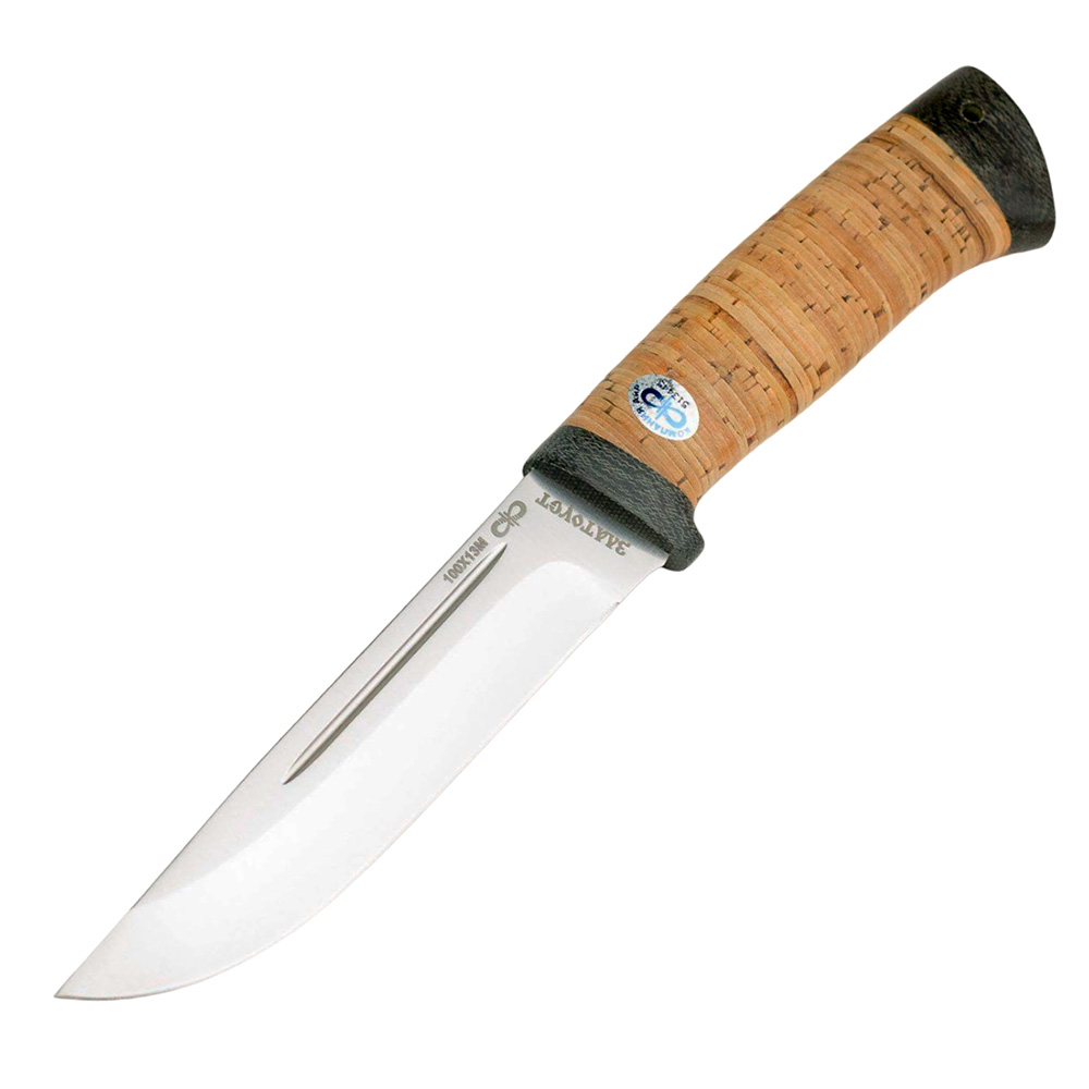 Нож АиР "Бекас" береста, 100х13м, Златоуст
