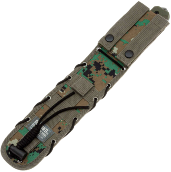 Нож Survivalist-X D2 TW (Tacwash, G10 Green, Camo Sheath)