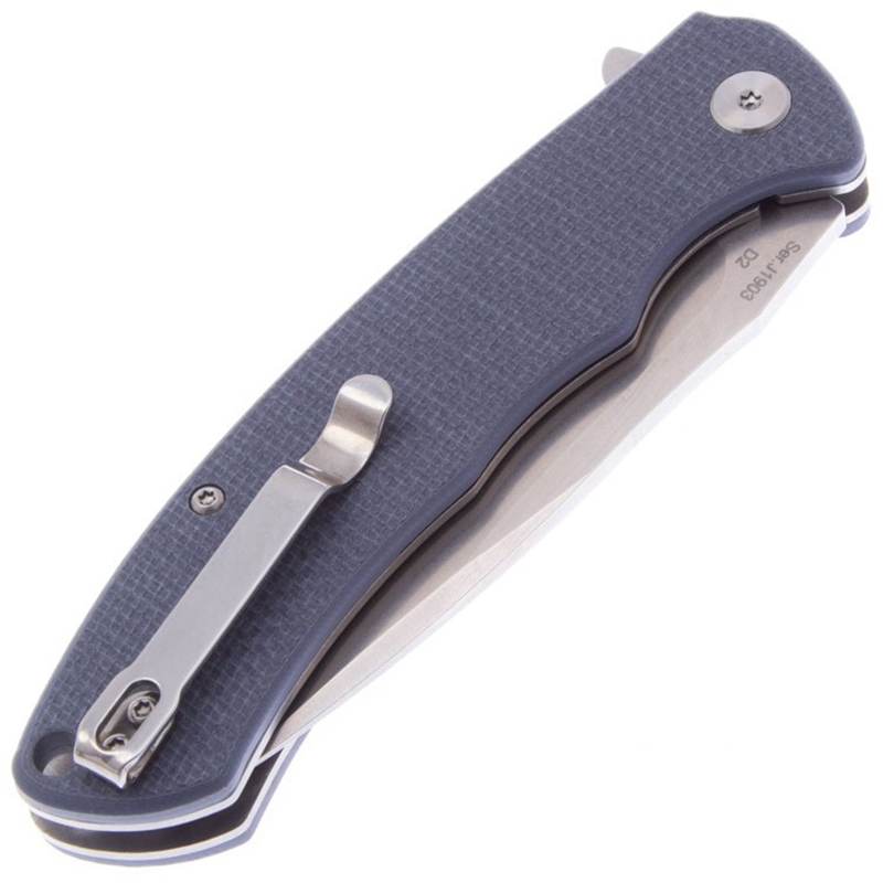 Нож CJRB Taiga J1903-GYF, рукоять серая G10