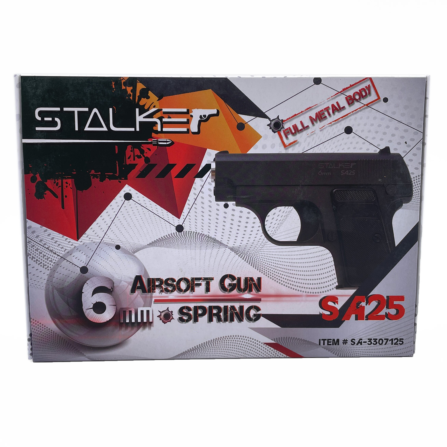 Пистолет страйкбольный Stalker SA25 Spring (Colt 25) 6 мм 