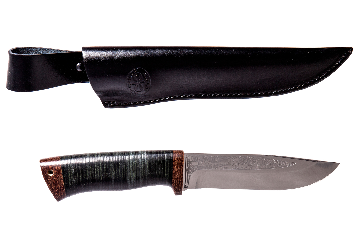 Нож АиР "Турист" кожа, 95х18, Златоуст
