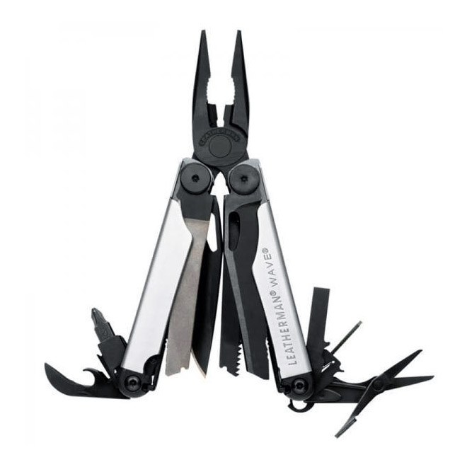 Мультиинструмент Leatherman Wave LE, серебристо-черный