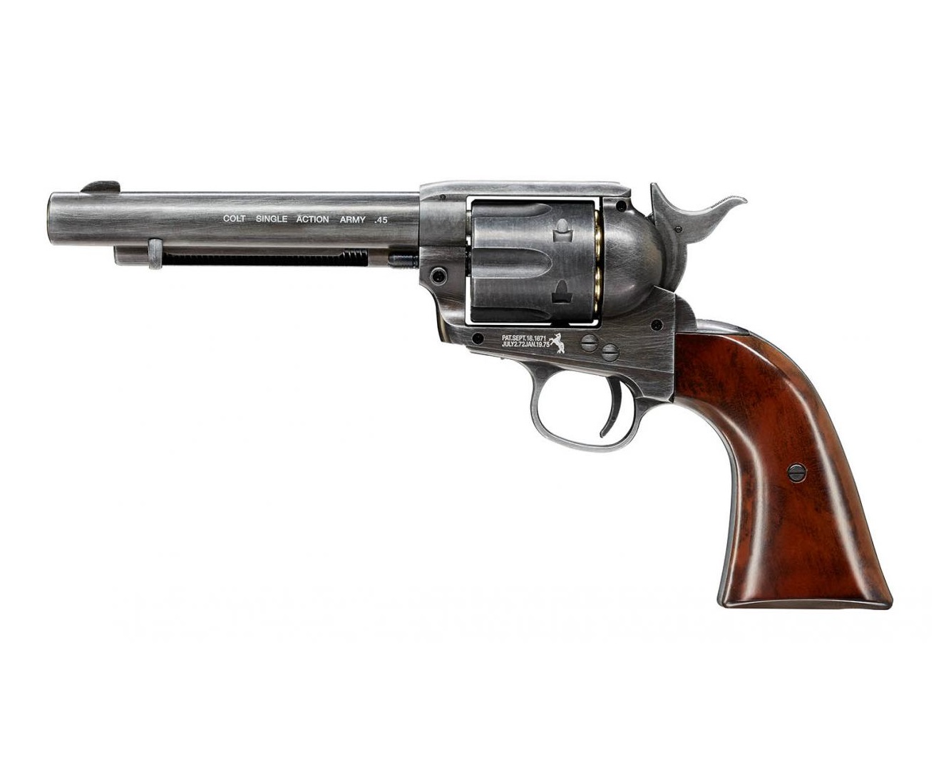 Пневматический револьвер Umarex Colt SAA 45 BB antique (colt) 4,5 мм