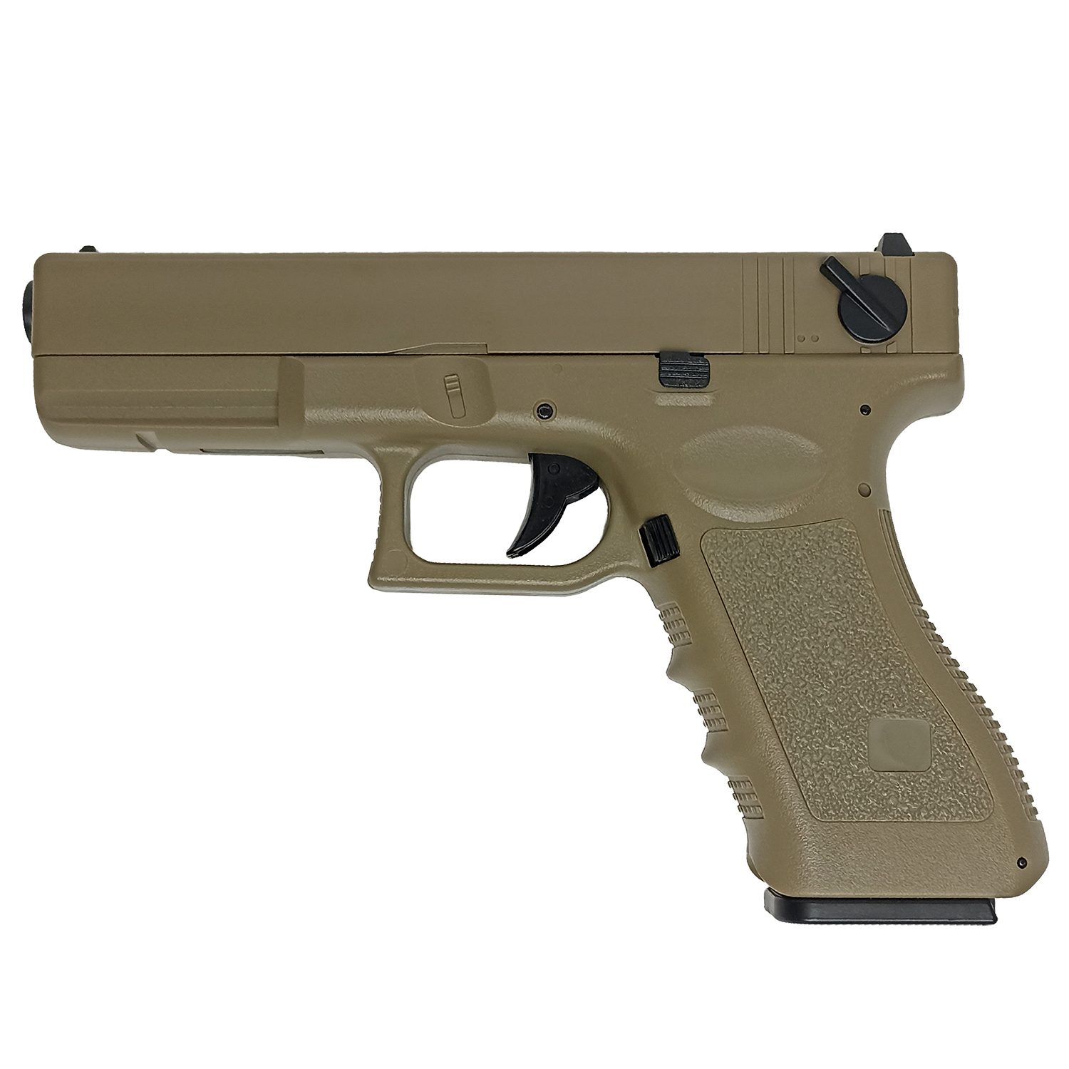 Пистолет страйкбольный (Cyma) CM030(TN) Glock 18C TAN