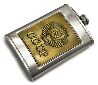 Фляга 9 унций FL9-22 Герб СССР