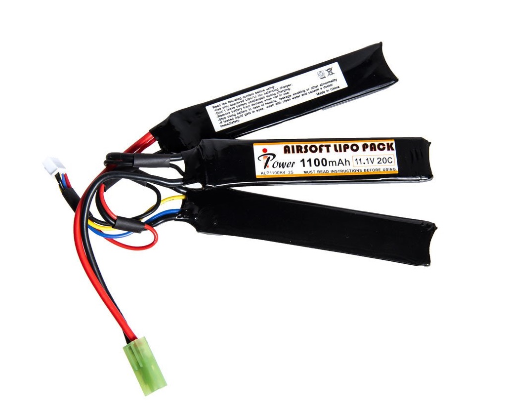 АКБ iPower 11.1V LiPO 1100mAh 20с ALP1100R4B-3S 6х21х103