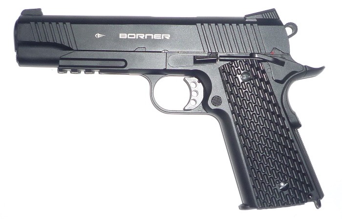 Пневматический пистолет Borner KMB77 (colt), калибр 4,5 мм