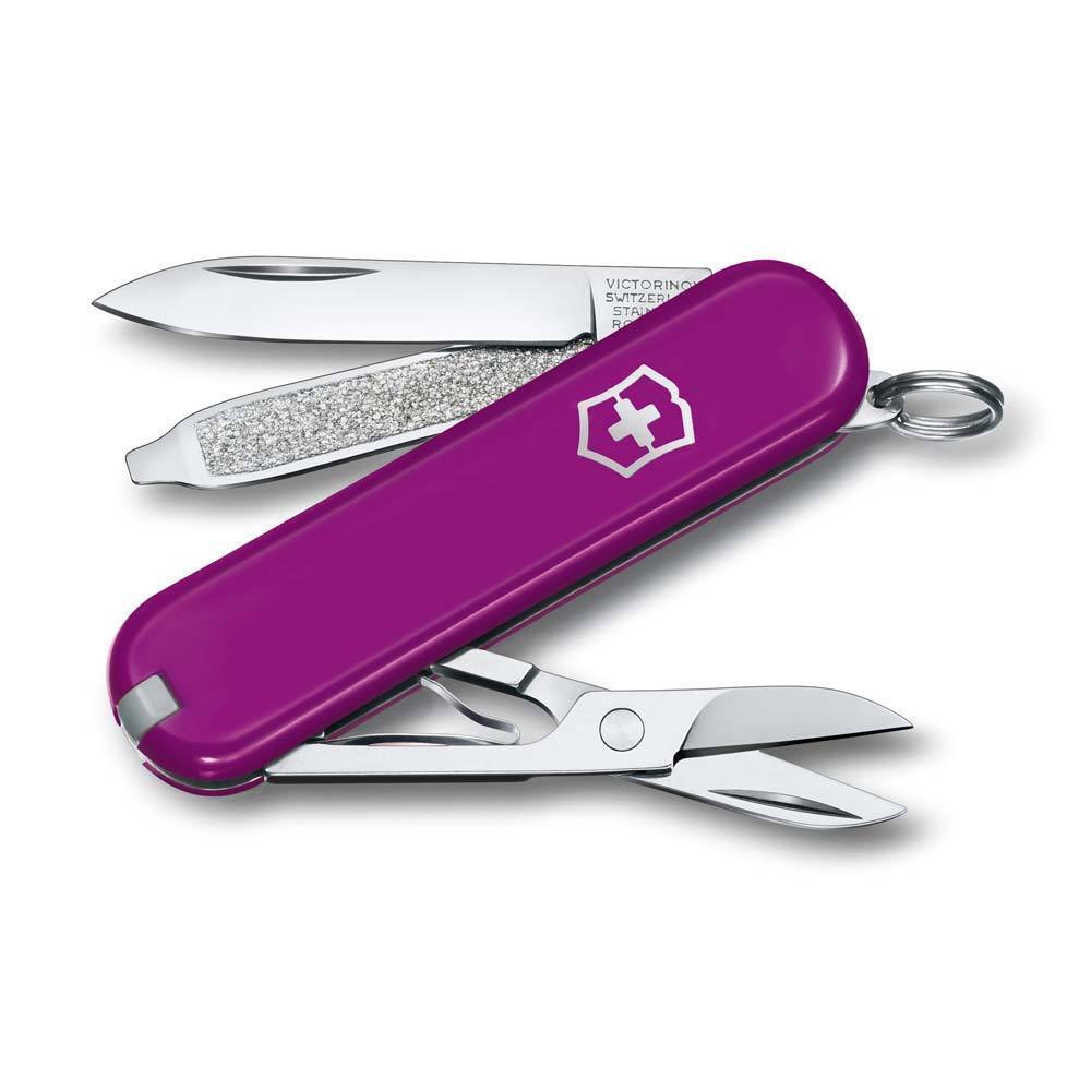 Нож Victorinox "Tasty Grape", 58 мм, 7 функций, фиолетовый