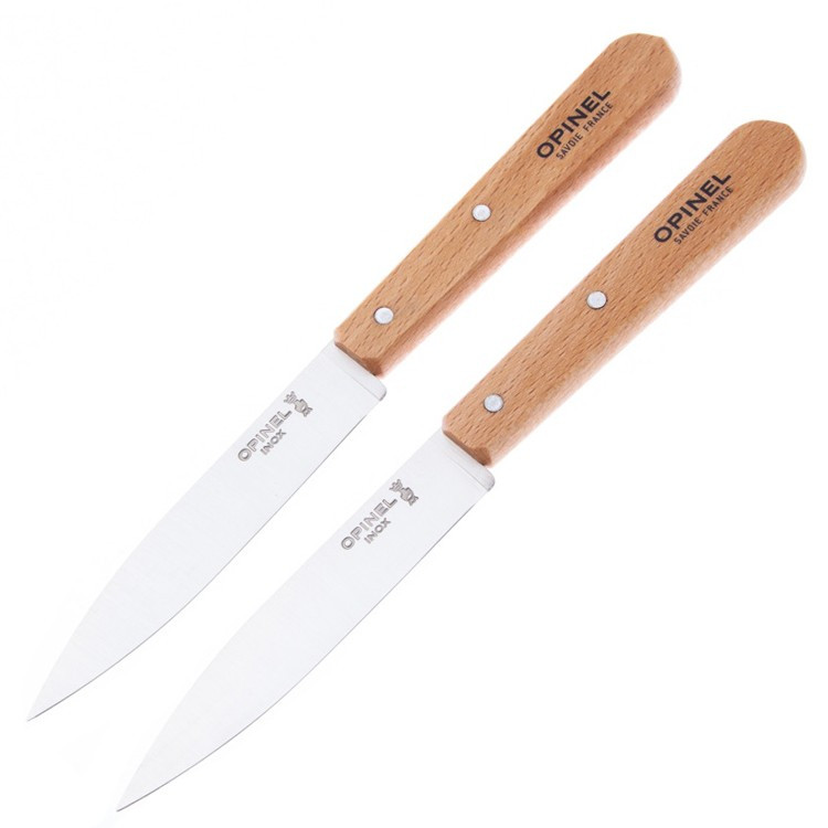 Набор ножей Opinel №112 Les Essentiels - 2 шт, Inox, бук.