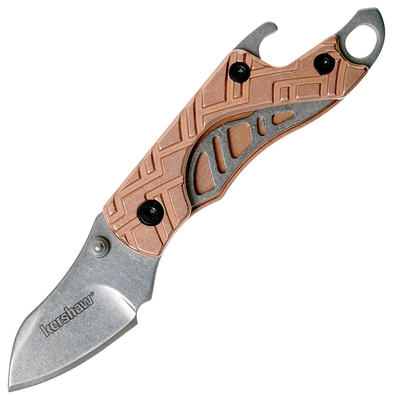 Нож Kershaw 1025 Cinder Copper, сталь 3Cr13, рукоять медь