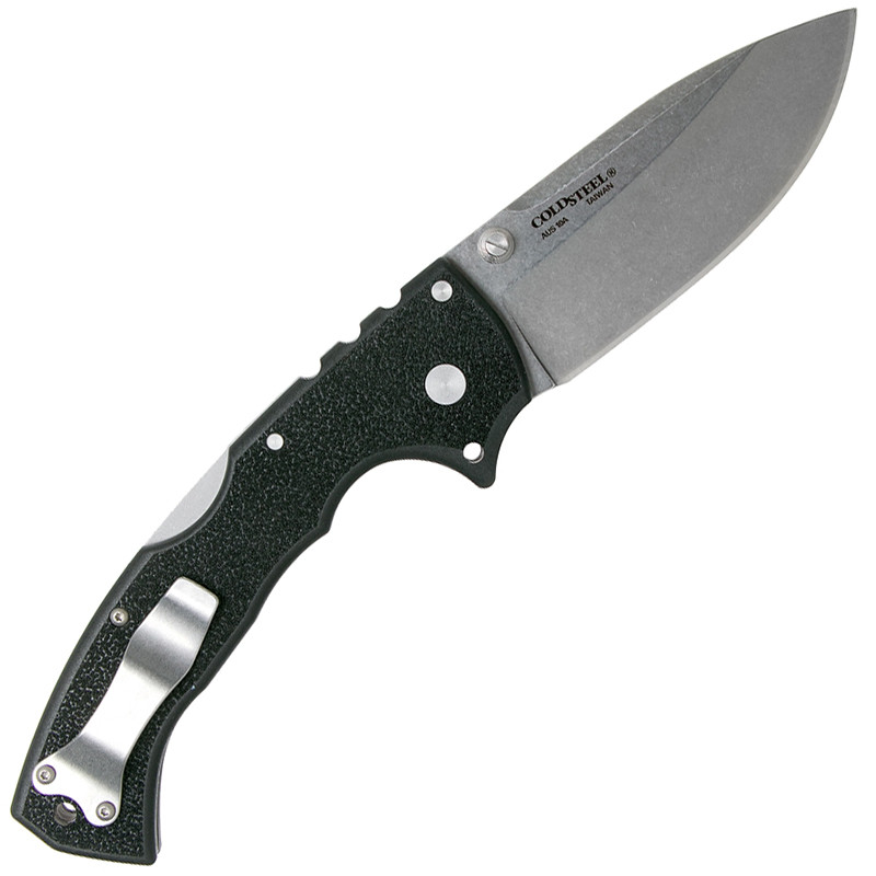 Нож Cold Steel "4-Max Scout" черная рукоять Griv-Ex, сталь AUS10A