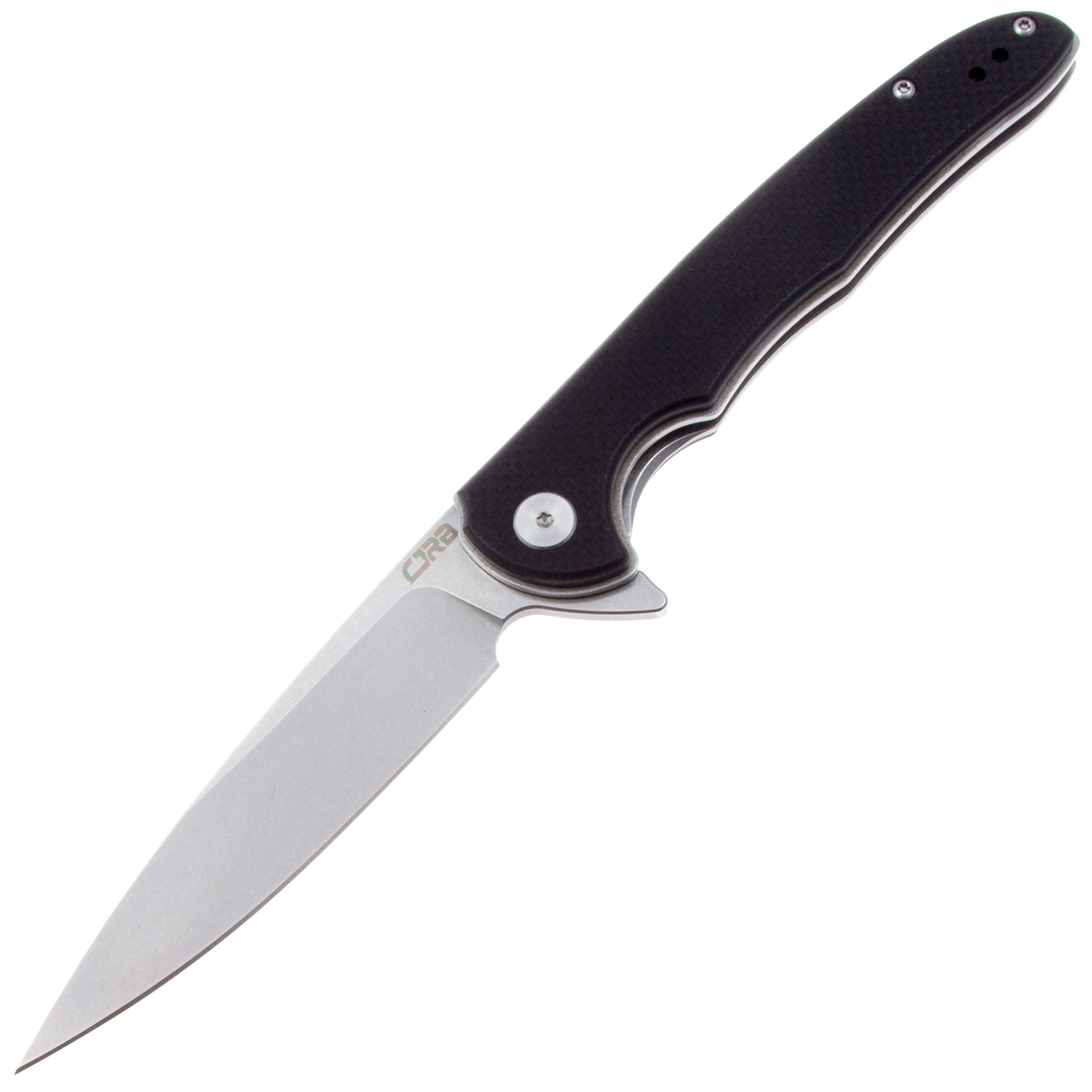 Нож CJRB Briar J1902-BKF, рукоять черная G10