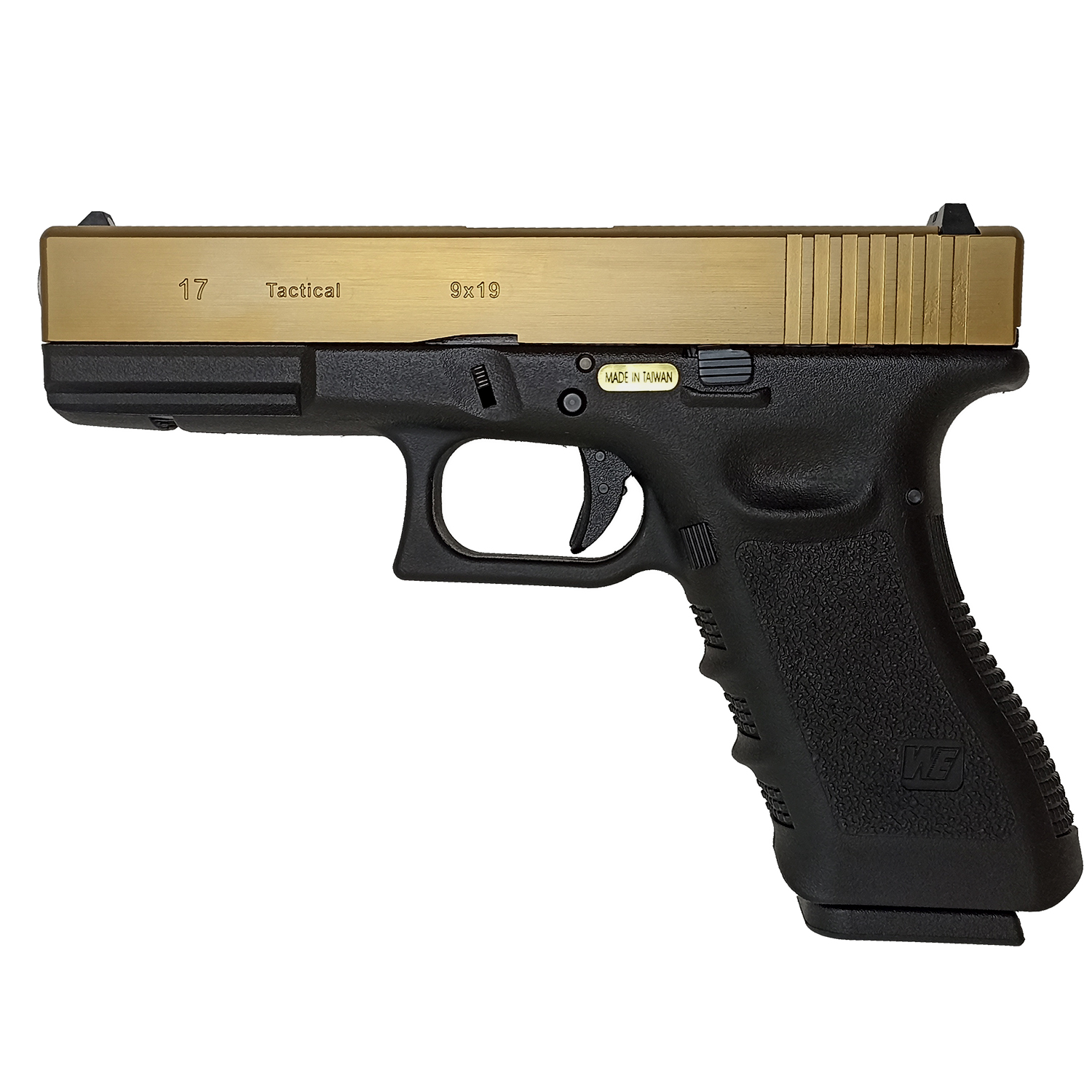 Пистолет страйкбольный WE Glock 17 Gen3 Titanium WE-G001A-TG