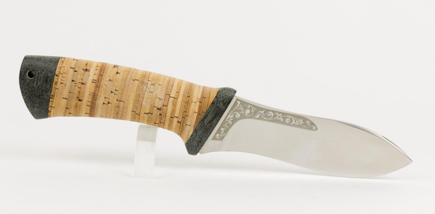 Нож АиР "Скинер" береста, 95х18, Златоуст