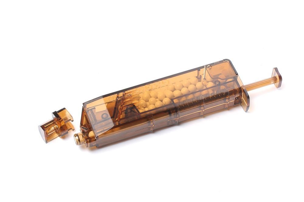 Лоадер маленький с адаптером на 100 шаров Transparent Brown G&G G-08-099-1