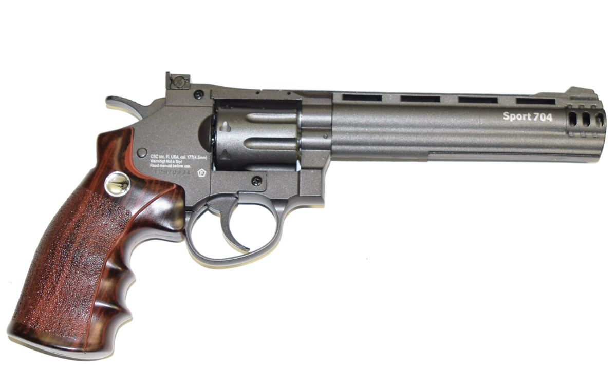 Пневматический револьвер Borner Sport 704 (Smith&Wesson), калибр 4,5 мм