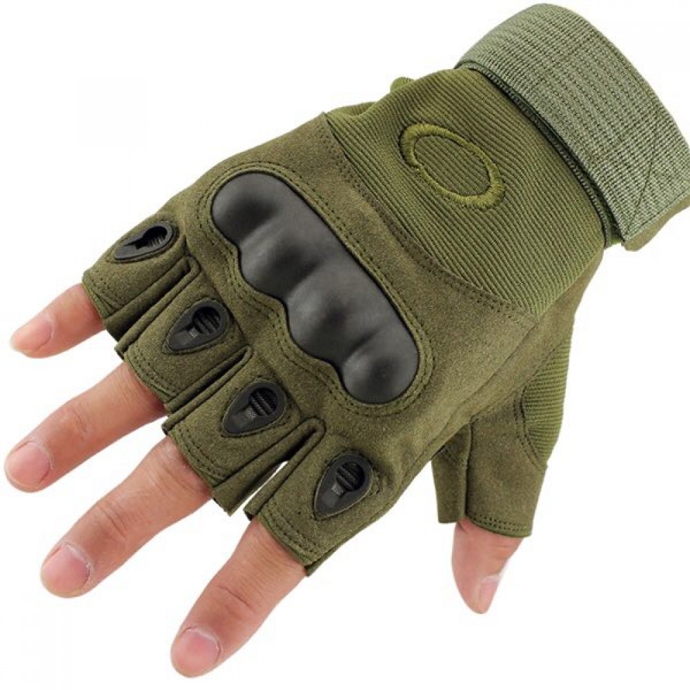 Перчатки реплика Oakley Tactical Gloves беспалые (Olive, XL)