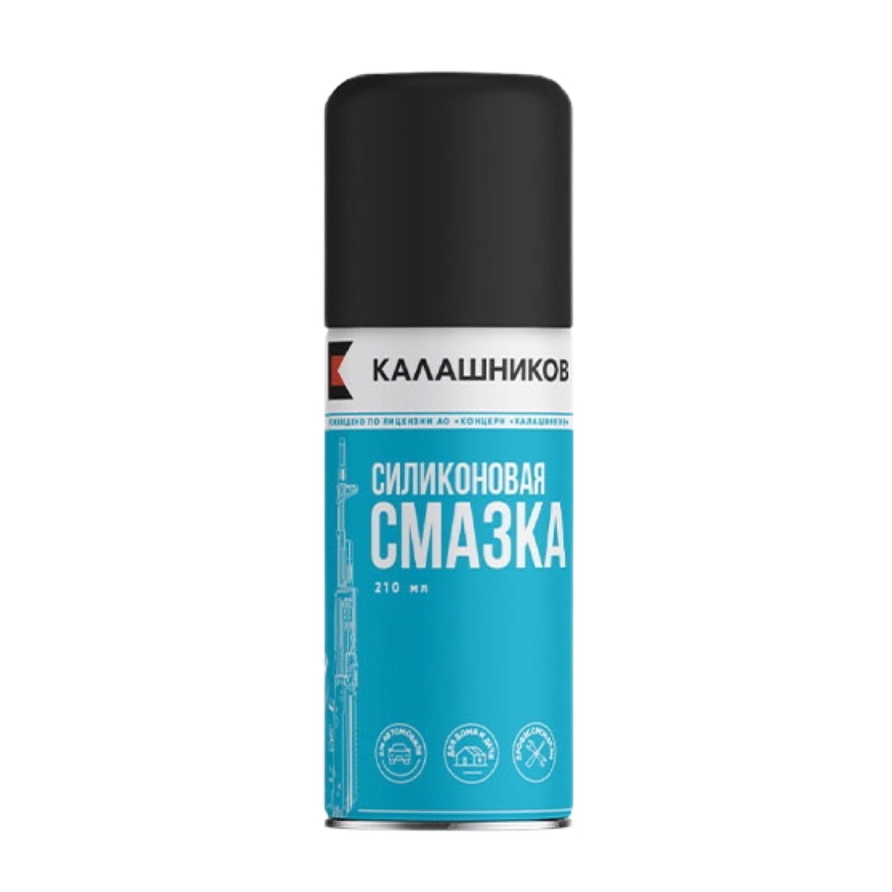 Силиконовая смазка "Калашников" 210 мл. (аэрозоль)