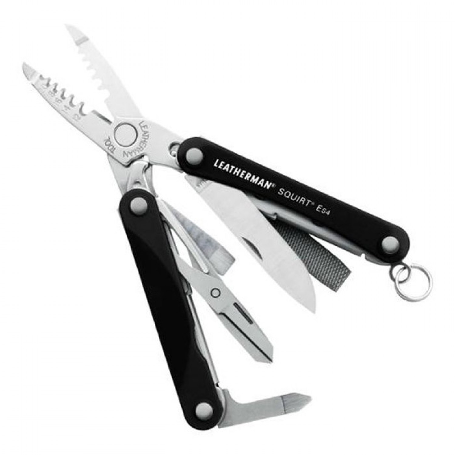 Мультиинструмент Leatherman Squirt ES4 черный