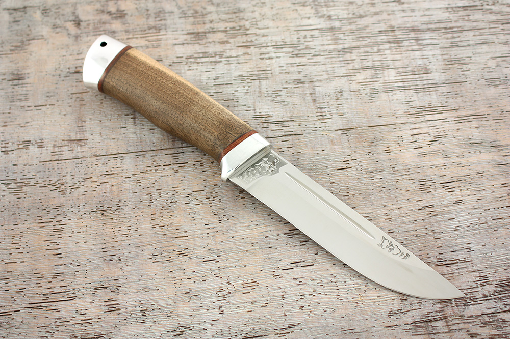 Нож АиР "Бекас" ЦМ, дерево, 95х18, Златоуст