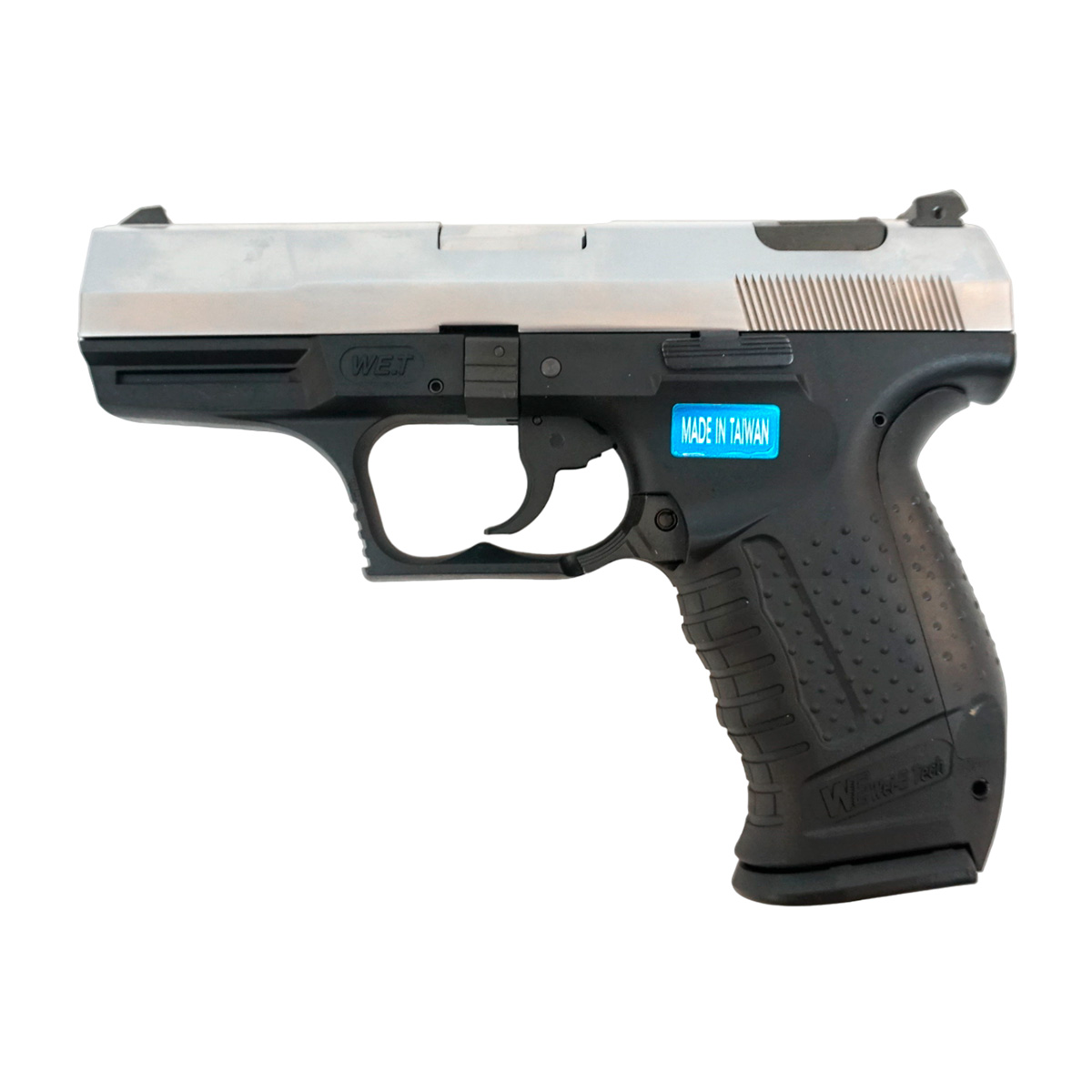 Модель пистолета (WE) WALTHER P99 GBB, металл, WE-PX001 - Silver