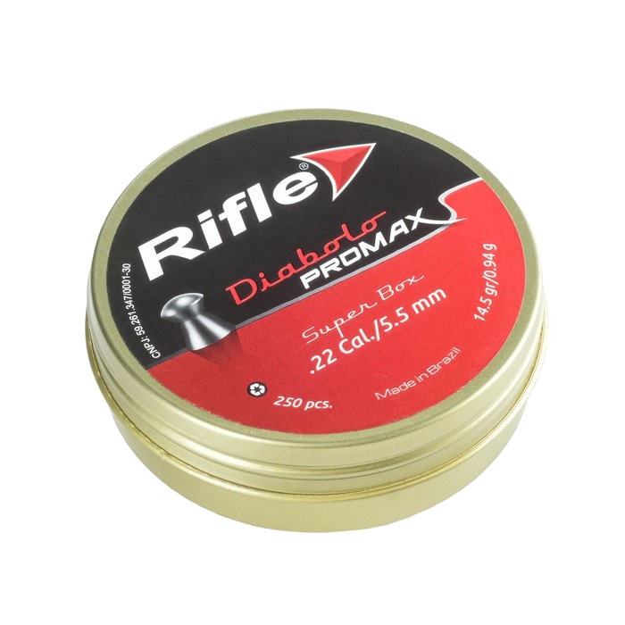 Пули пневматические RIFLE Diabolo Promax 5,5 мм. 0.94 грамм (250 шт. в банке)