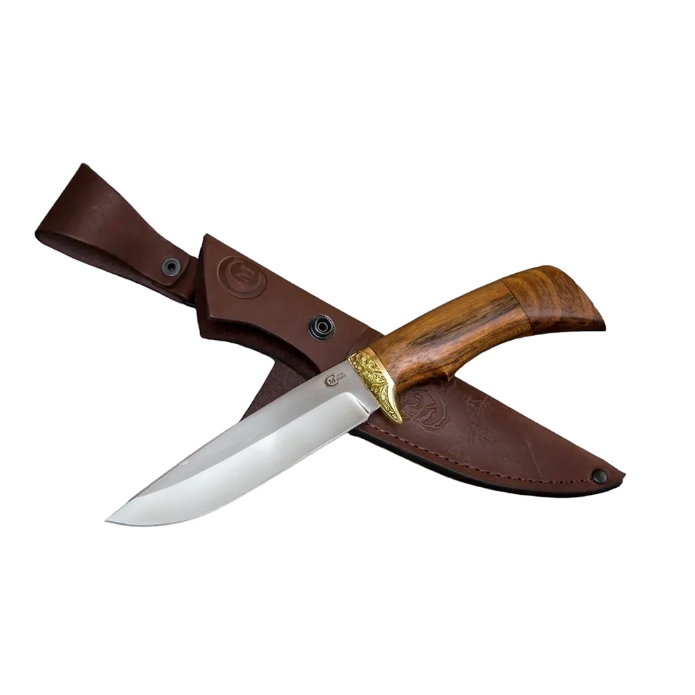 Нож "Лазутчик" сталь 65х13, литье, ценные породы дерева, Семина