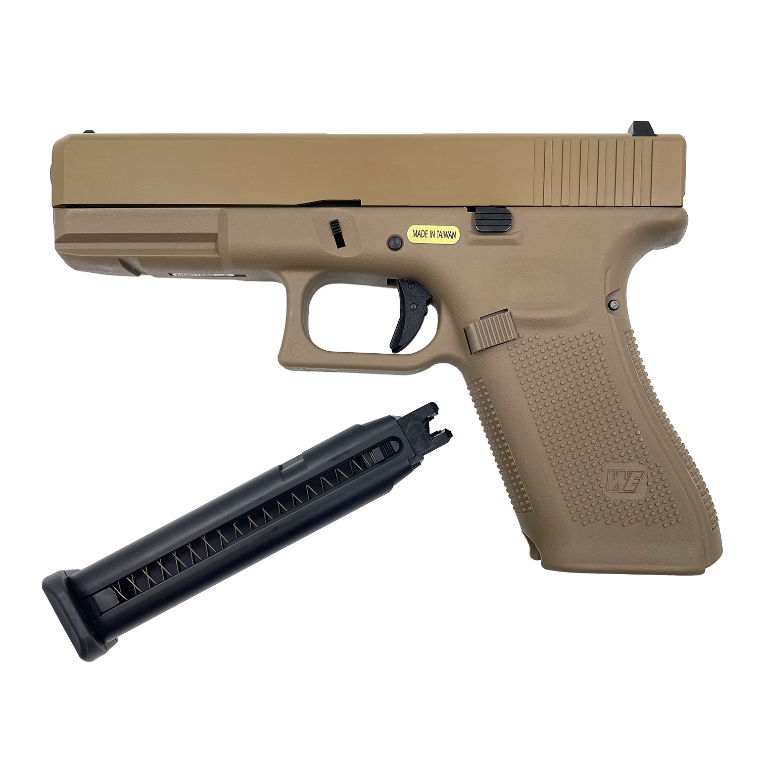 Пистолет страйкбольный (WE) Glock-17 gen5, WE-G001VB-TAN
