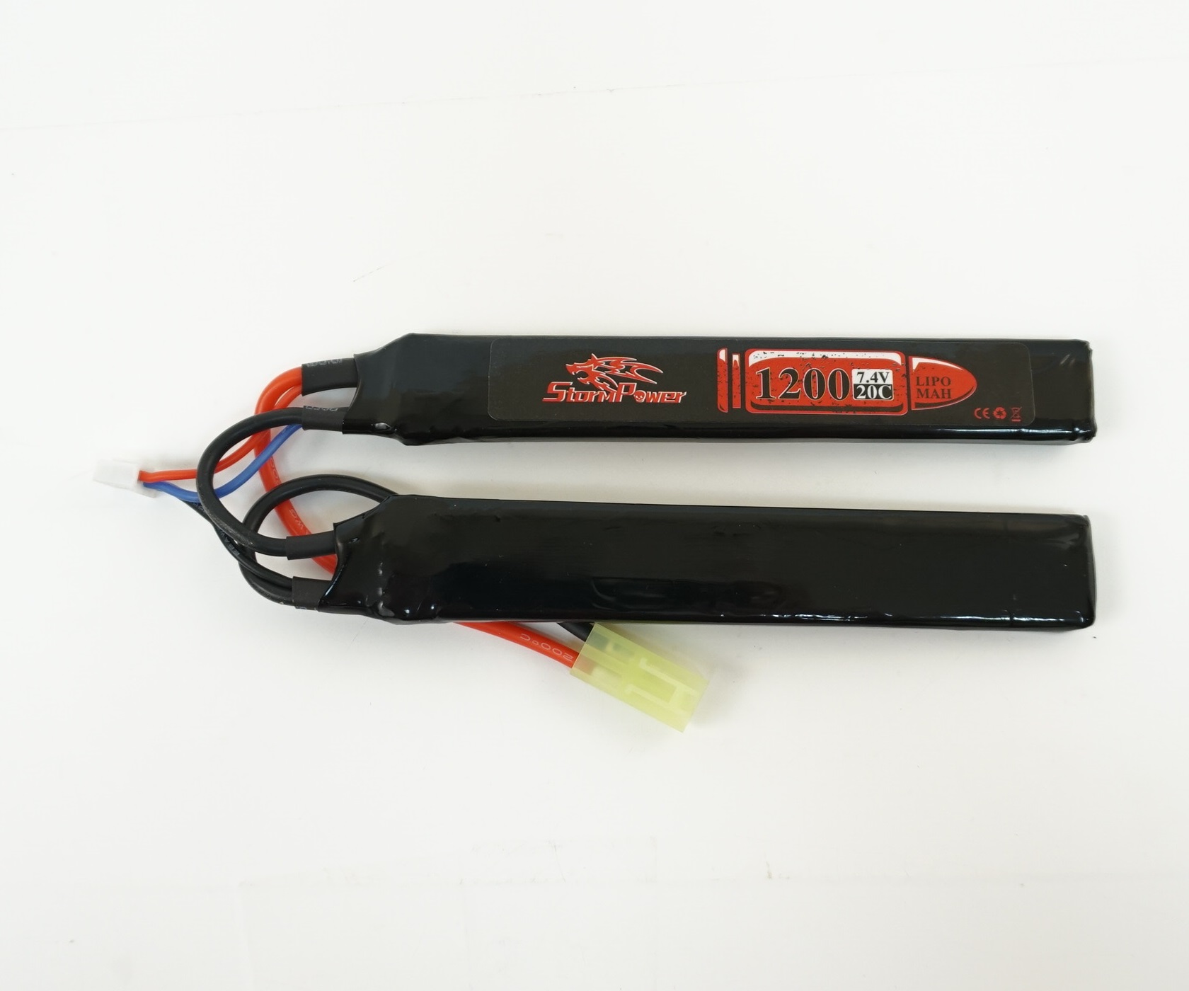 АКБ StormPower 1200mAh 7.4V 20C 2x(126x20x6) SP-010