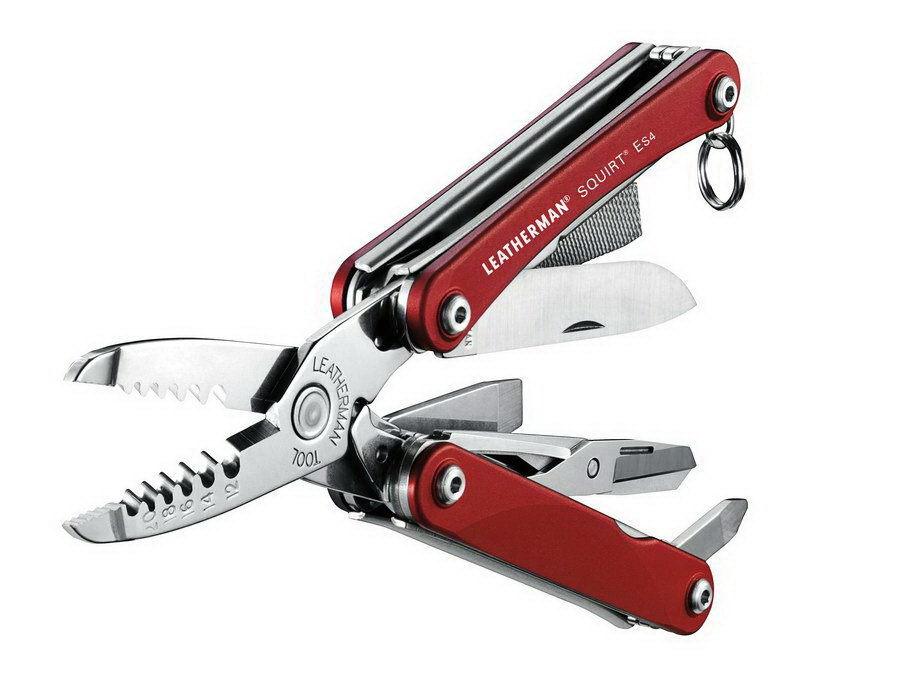 Мультиинструмент Leatherman Squirt ES4 красный