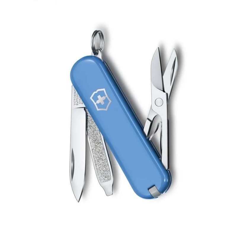 Нож Victorinox "Summer Rain", 58 мм, 7 функций, голубой