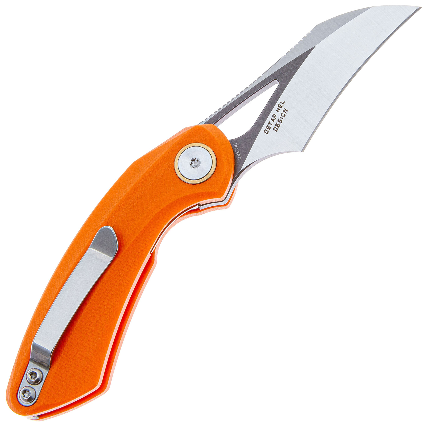 Нож складной Bestech Bihai BG53B-2, оранжевый, G10, 14C28N