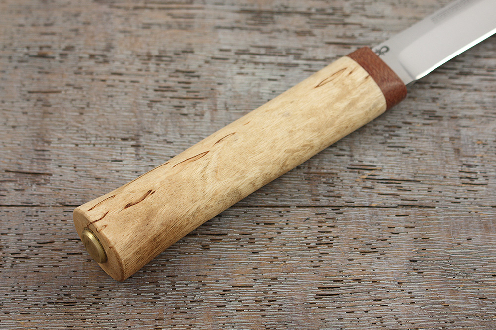 Нож АиР "Бурятский малый" карельская береза, 95х18, Златоуст