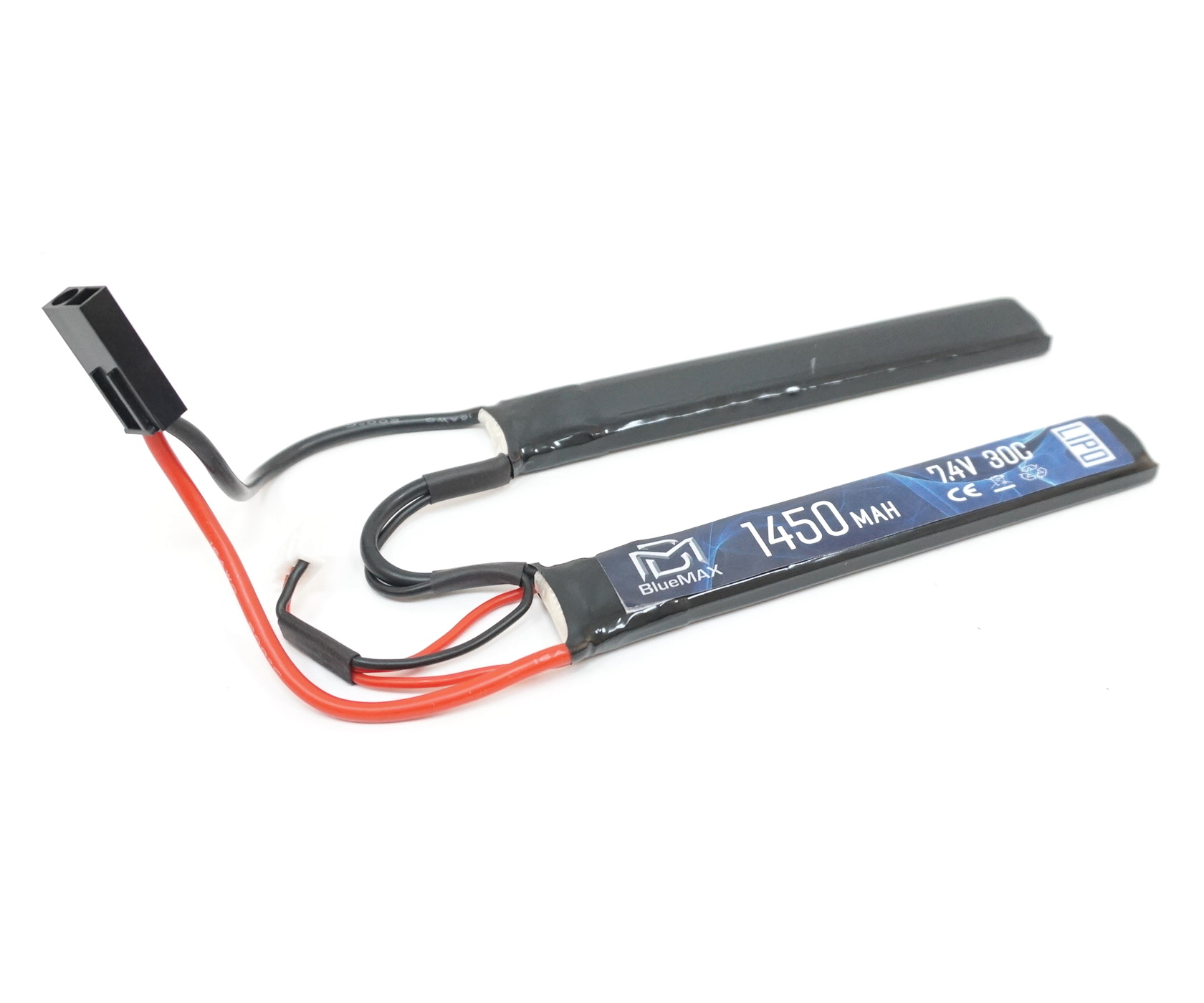 АКБ BlueMAX 1450mAh Lipo 7.4V 30C nunchuck 7.5x17x115mm x2