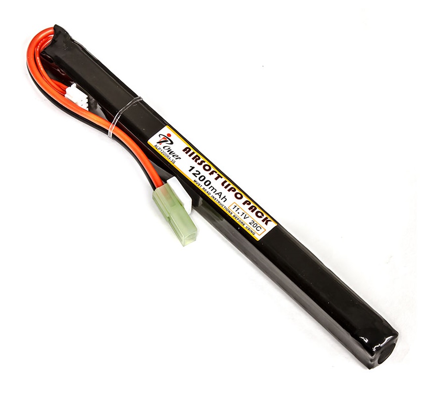 АКБ iPower 11.1V LiPO 1200mAh 20C (max size 15x15x168mm) AK-type