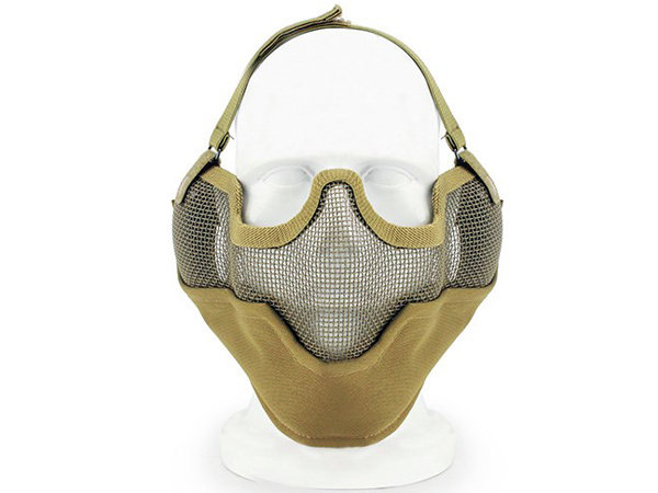 Маска сетчатая с ушами на нижнюю часть лица V2 STEEL AC6010 (TN)